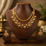 Two layer Ruby Kempu Haram