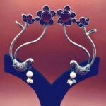 Mayura Bloom Ear-Wraps Red