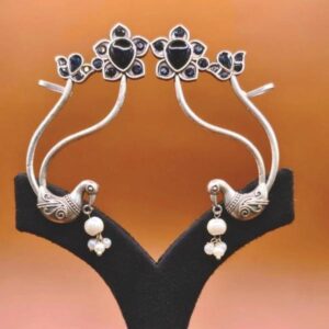 Mayura Bloom Ear-Wraps Black