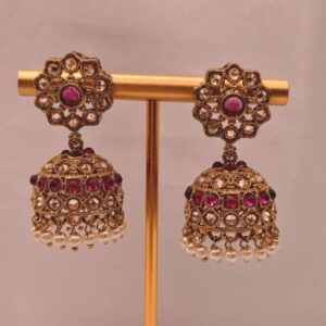 The Rani Jhumka Pink