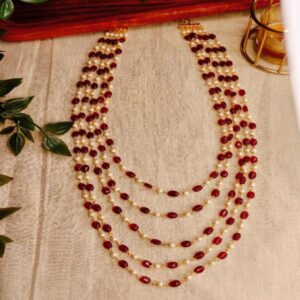 Parampara Five-String Haar Red