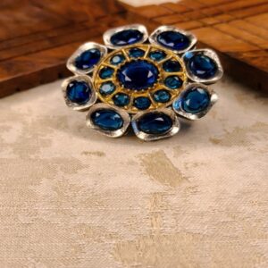 Royal Indigo Mandala Ring