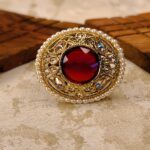 Majestic Noor Statement Ring (Red)