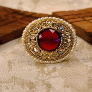 Majestic Noor Statement Ring (Red)