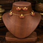 Ruby Bloom Necklace Set