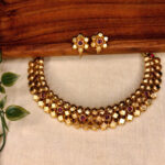 Nakshatra Antique Choker (Ruby)