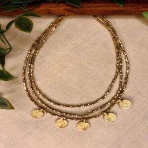 Golden Multi-Strand Mala