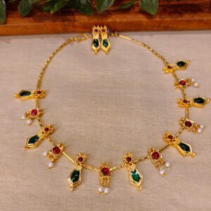 Haritha Palakka Necklace Set