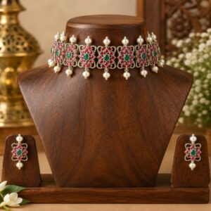 Navya Floral Choker Set